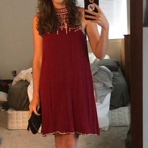 Francesca’s Alya Red Dress
